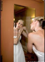 Highland Inn Beach Wedding Photo Bride in Mirror